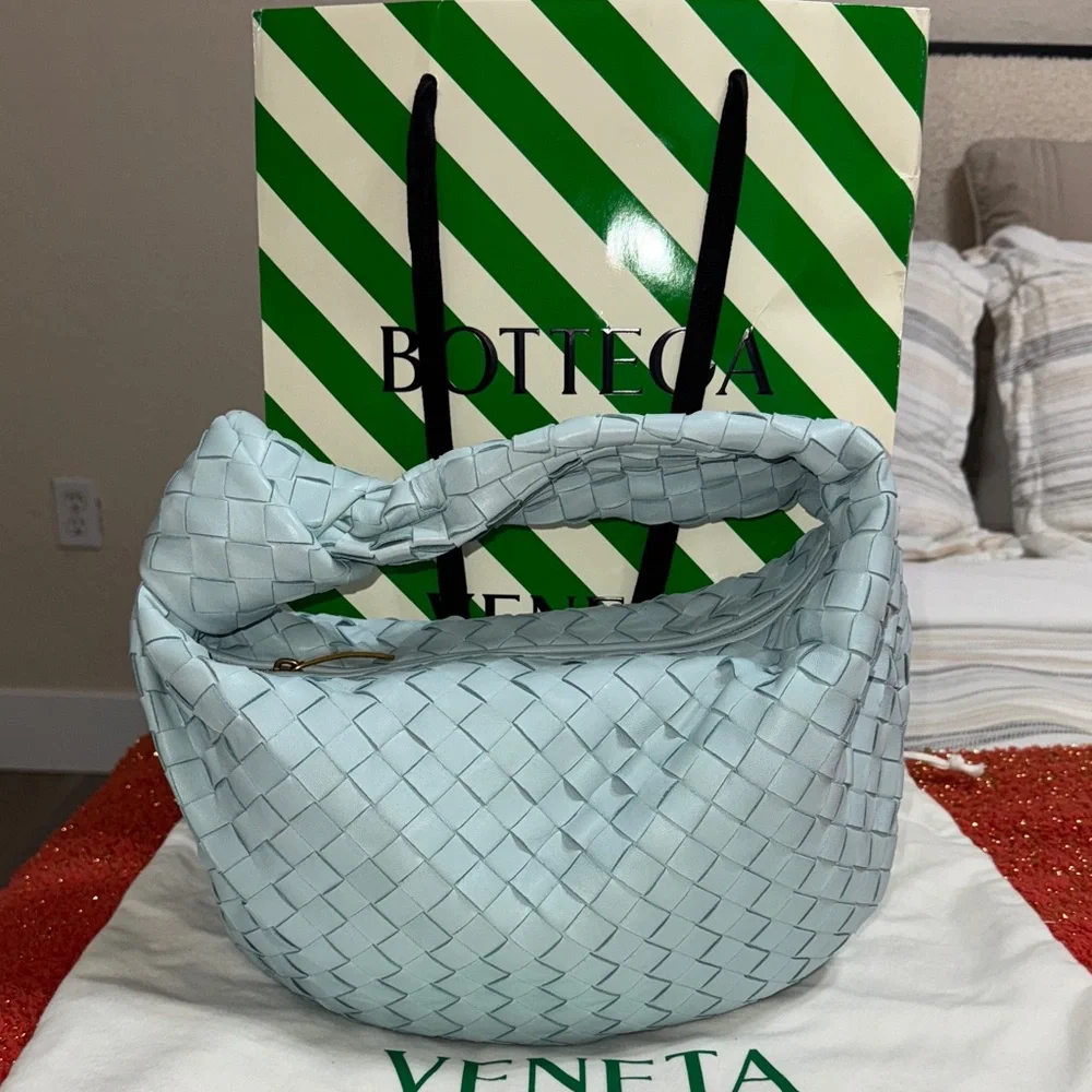 Bottega Veneta Light Blue Teen Jodie - Picture 2 of 5